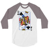 catdog playing card 3/4 Sleeve Shirt