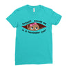 November Peeking Out Baby Girl Ladies Fitted T-Shirt