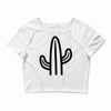 minimalistic cactus Crop Top