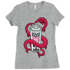 spray paint Ladies Fitted T-Shirt