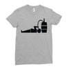 drink beer Ladies Fitted T-Shirt