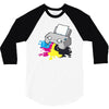 printer 3/4 Sleeve Shirt