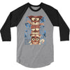 crazy totem 3/4 Sleeve Shirt