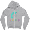 be different Zipper Hoodie