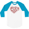 pizza my heart 3/4 Sleeve Shirt