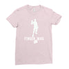 finger wag batle royal gaming Ladies Fitted T-Shirt