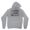 too busy playing fortnite (black) Unisex Hoodie