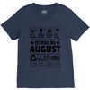 Born In August V-Neck Tee