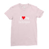 i love my bichonpoo Ladies Fitted T-Shirt