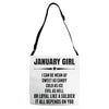 Super January Girl Adjustable Strap Totes