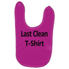 last clean t shirt funny humor college vintage s 3xl Baby Bibs