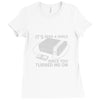 it's been a while Ladies Fitted T-Shirt