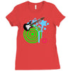 guitar retro music Ladies Fitted T-Shirt