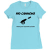 pig cannons making the impossible possible Ladies Fitted T-Shirt