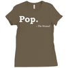 pop Ladies Fitted T-Shirt