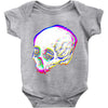 skull glitch Baby Onesie