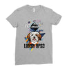 who loves lhasa apso Ladies Fitted T-Shirt
