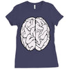 male brain Ladies Fitted T-Shirt
