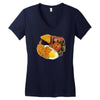 funny full english breakfast, ideal gift or birthday present Women's V-Neck T-Shirt