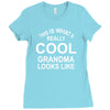 this is what a cool grandma looks like Ladies Fitted T-Shirt