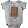 girls love me Baby Bodysuit