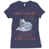 mother of british shorthair Ladies Fitted T-Shirt