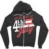 happy 4th of july Zipper Hoodie