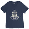 premium vintage 1987 classic perfectly aged limited edition V-Neck Tee