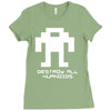berzerk robot Ladies Fitted T-Shirt