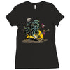 moving castle grayskull Ladies Fitted T-Shirt