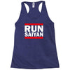 run saiyan Racerback Tank