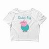 peppa pig  daddy pig Crop Top