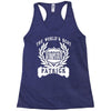 worlds best butcher Racerback Tank