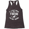 if i can't bring my dog i'm not going Racerback Tank