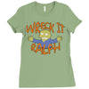 ralph wrecking it Ladies Fitted T-Shirt