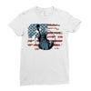 us flag Ladies Fitted T-Shirt