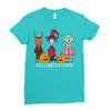 Hallowentown Lock Shock And Barrell Ladies Fitted T-Shirt