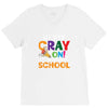 Get Your Cray On It's Last Day Of School V-Neck Tee