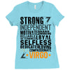 Strong Independent Motivated Virgo Ladies Fitted T-Shirt