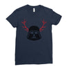 darth vader reindeer Ladies Fitted T-Shirt