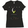 alien movie egg poster Ladies Fitted T-Shirt