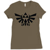 zelda triforce Ladies Fitted T-Shirt