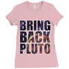 bring back pluto Ladies Fitted T-Shirt
