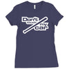 don&acute;t touch my car Ladies Fitted T-Shirt