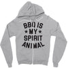 bbq spirit animal Zipper Hoodie