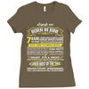 Legends Are Born In June Ladies Fitted T-Shirt
