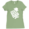 World's Best Dad Ever Ladies Fitted T-Shirt
