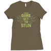 these guns stun Ladies Fitted T-Shirt