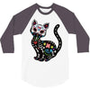 loco coco skul cat 3/4 Sleeve Shirt