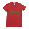golfer Ladies Fitted T-Shirt